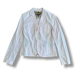 Ralph Lauren Rugby Blazer Women’s Size‎ 4 Pink Jacket Rare Discontinued Vintage